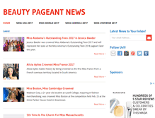 Tablet Screenshot of beautypageantnews.com